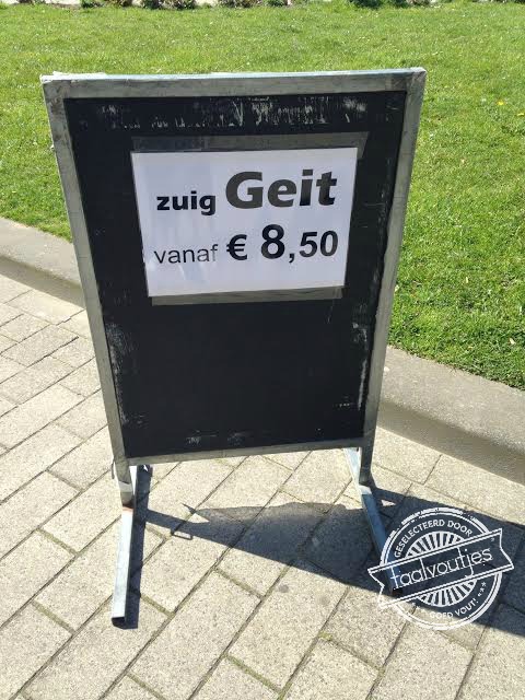 Is weer eens wat anders dan koekhappen.