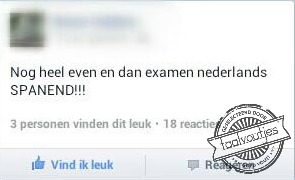 Ik denk dat ik de uitslag al weet ...