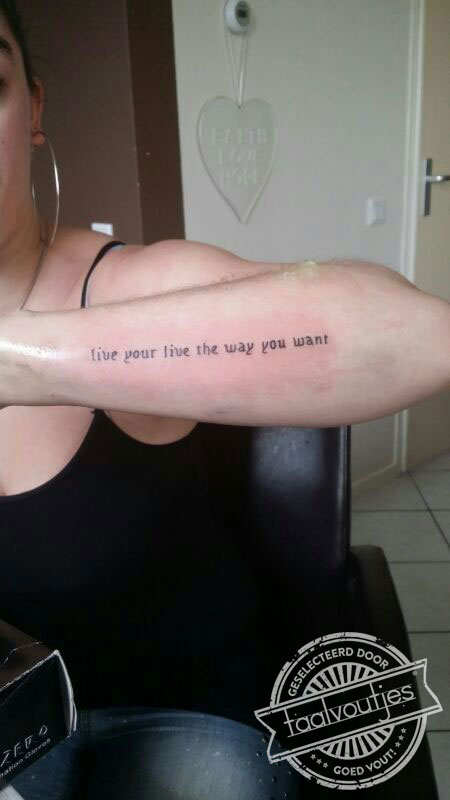 En heb schijt aan de spellingregels.