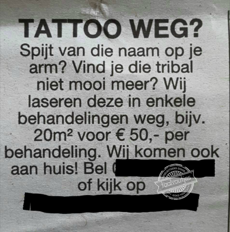 Gelukkig is er een oplossing ...