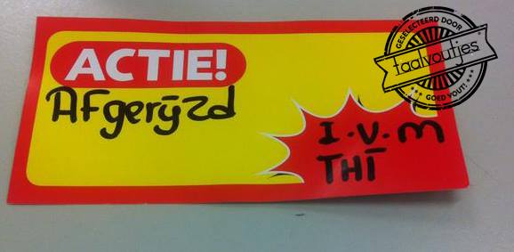 Ik heb ze liever opgedaald.