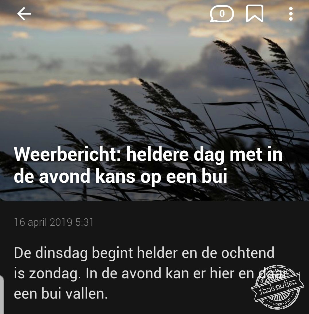 Waar blijft de tijd?!