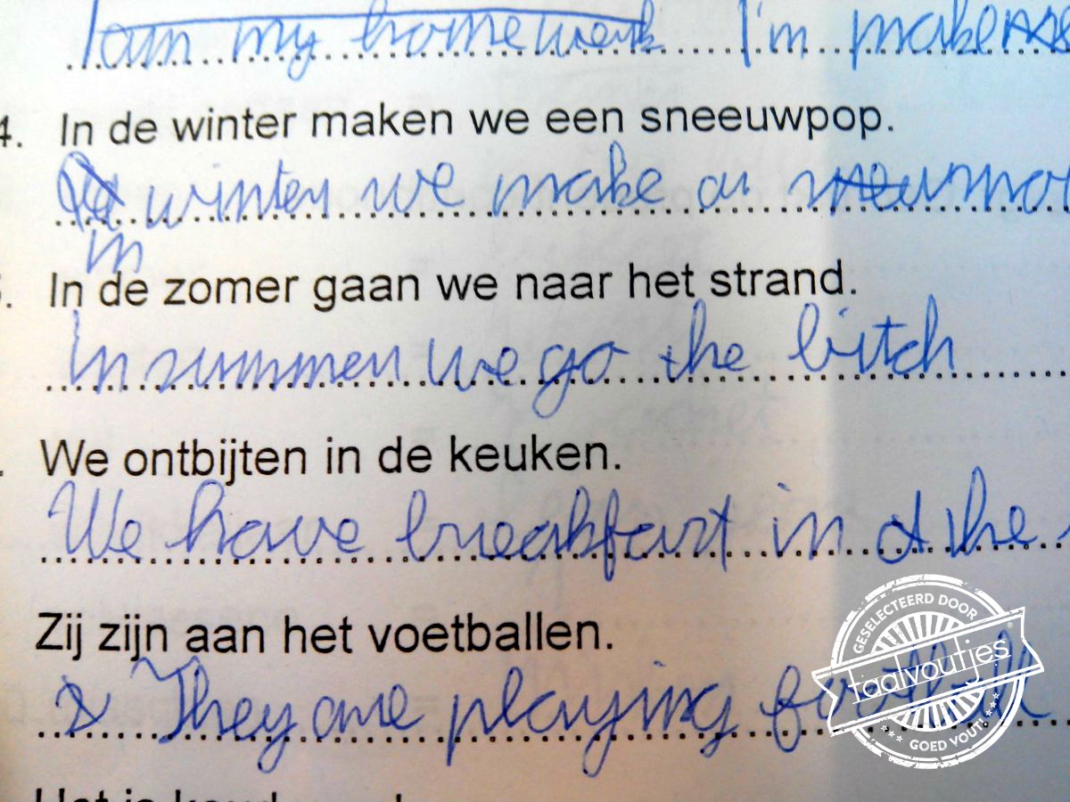 Wanneer je het niet goed kunt vinden met de zomerkampleidster.