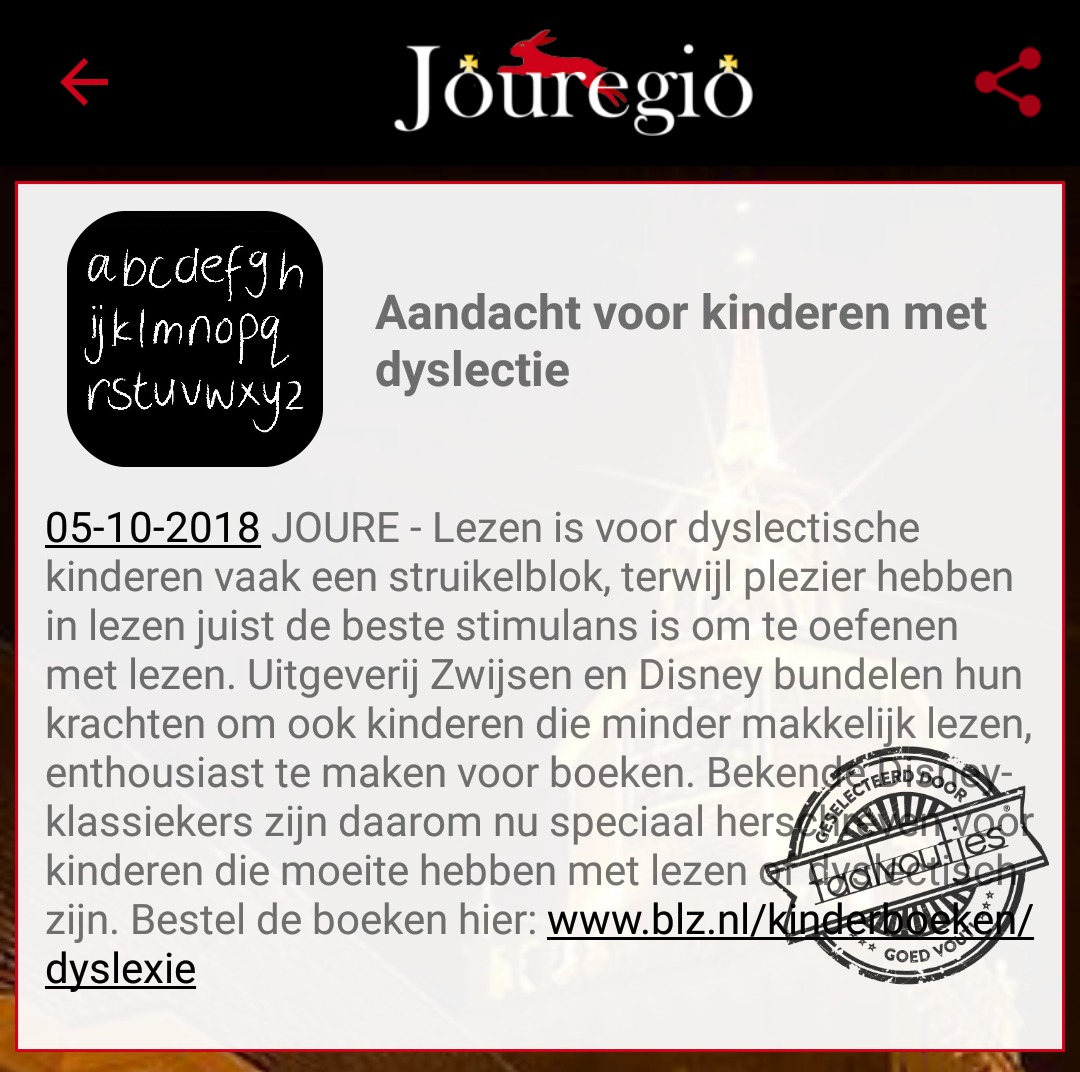 Schrijven kan soms ook lastig zijn.