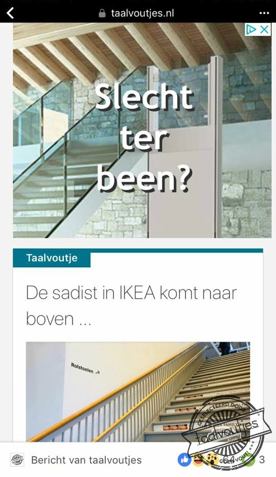 Met vallen en opstaan.