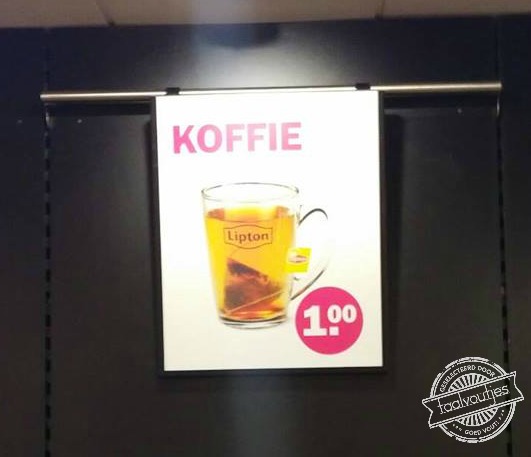 Als je het zakje er maar lang genoeg in laat zitten ...