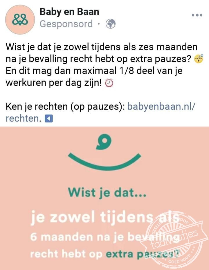 "Wacht even, wee ..."