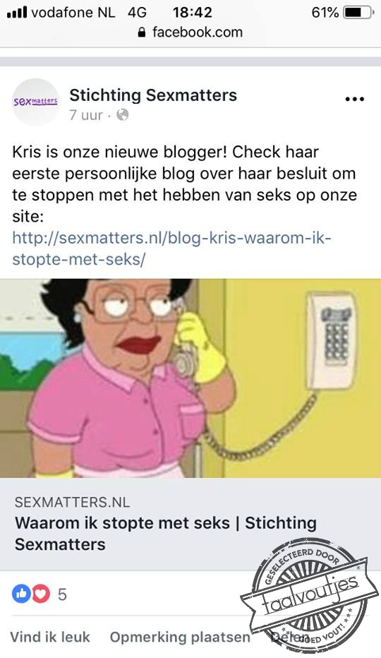 Waar doet ze het nu dan?
