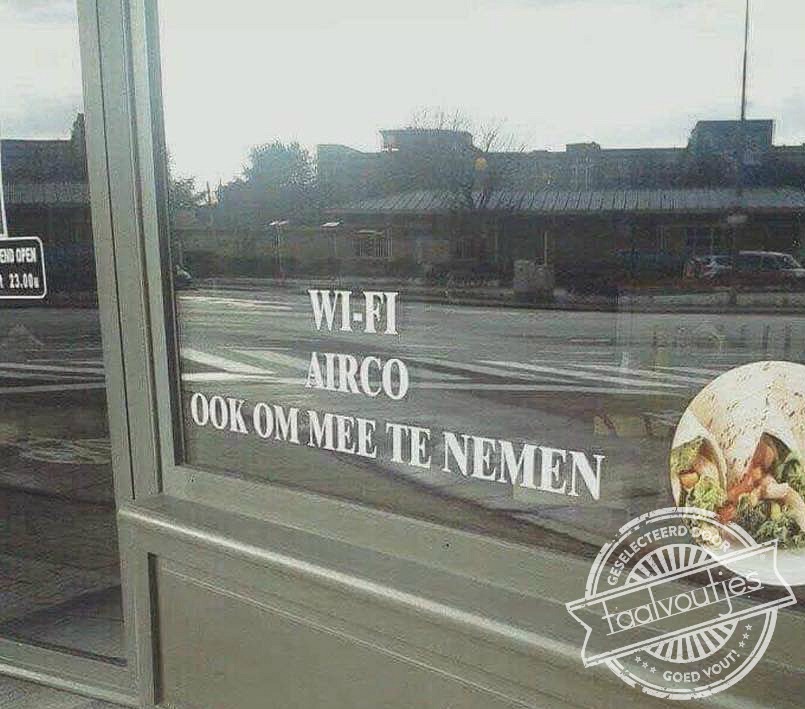 Die kan ik vandaag wel gebruiken.