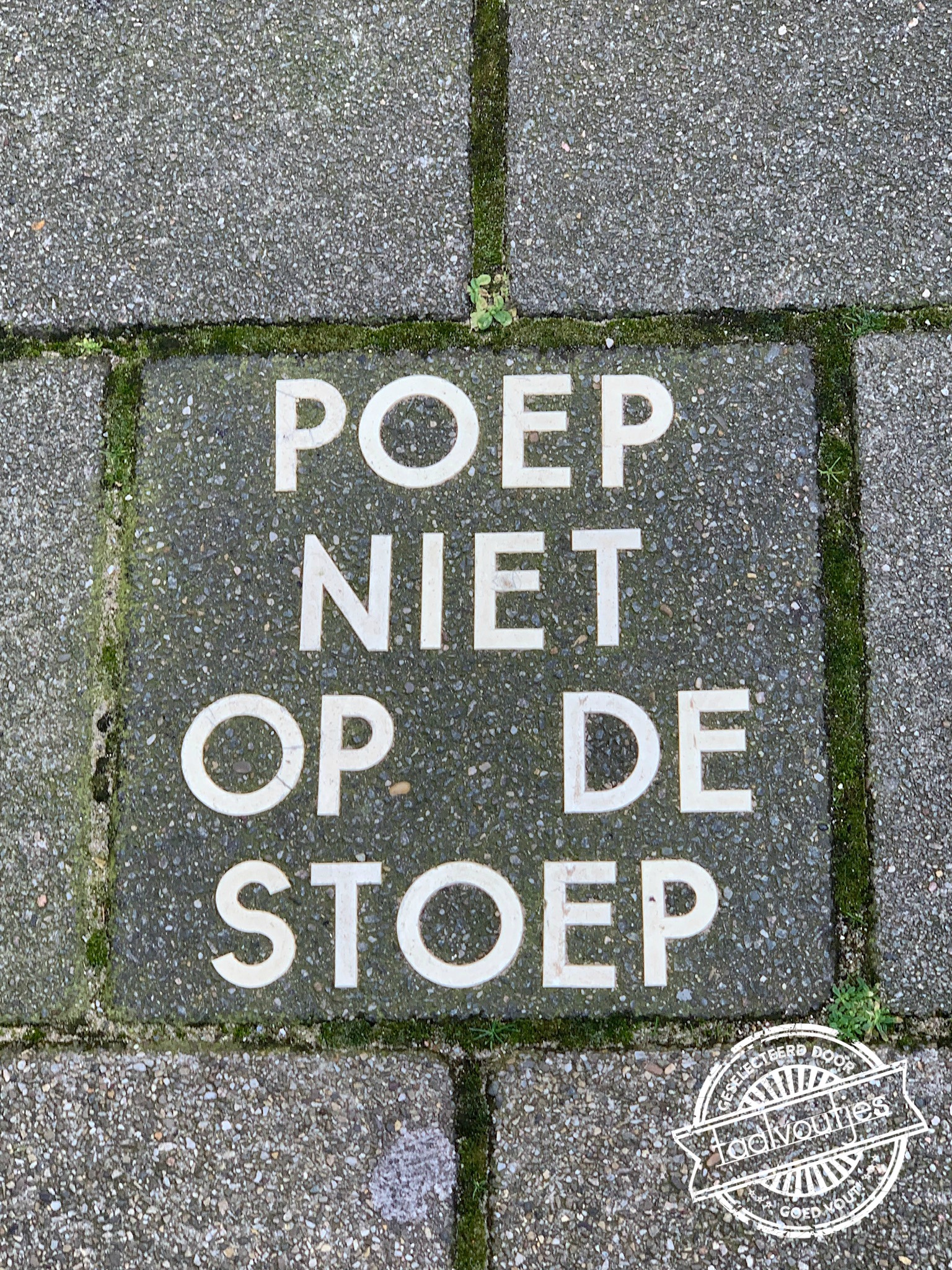 Daar heb ik schijt aan.