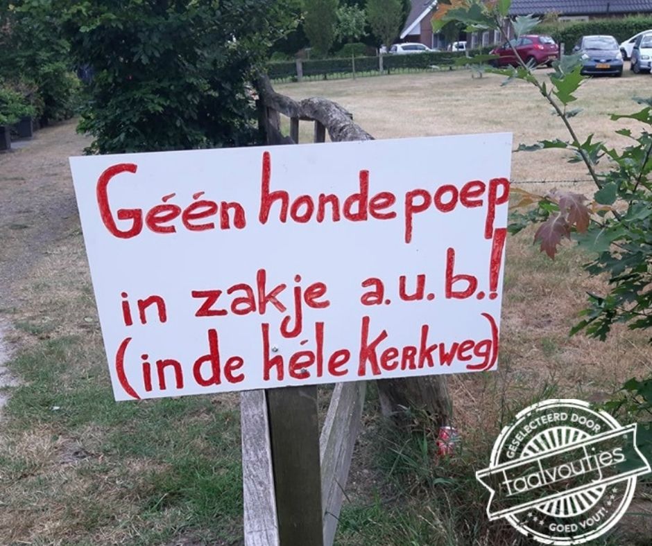 Lekker met je blote handen oprapen.