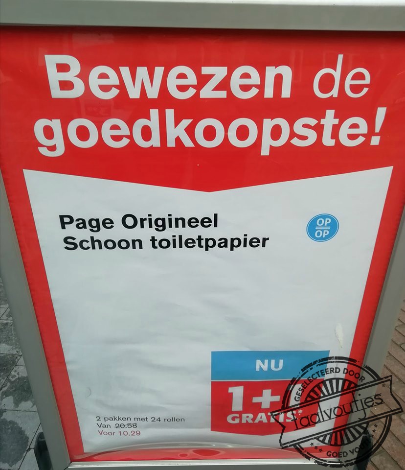 Dat mag ik hopen, ja.