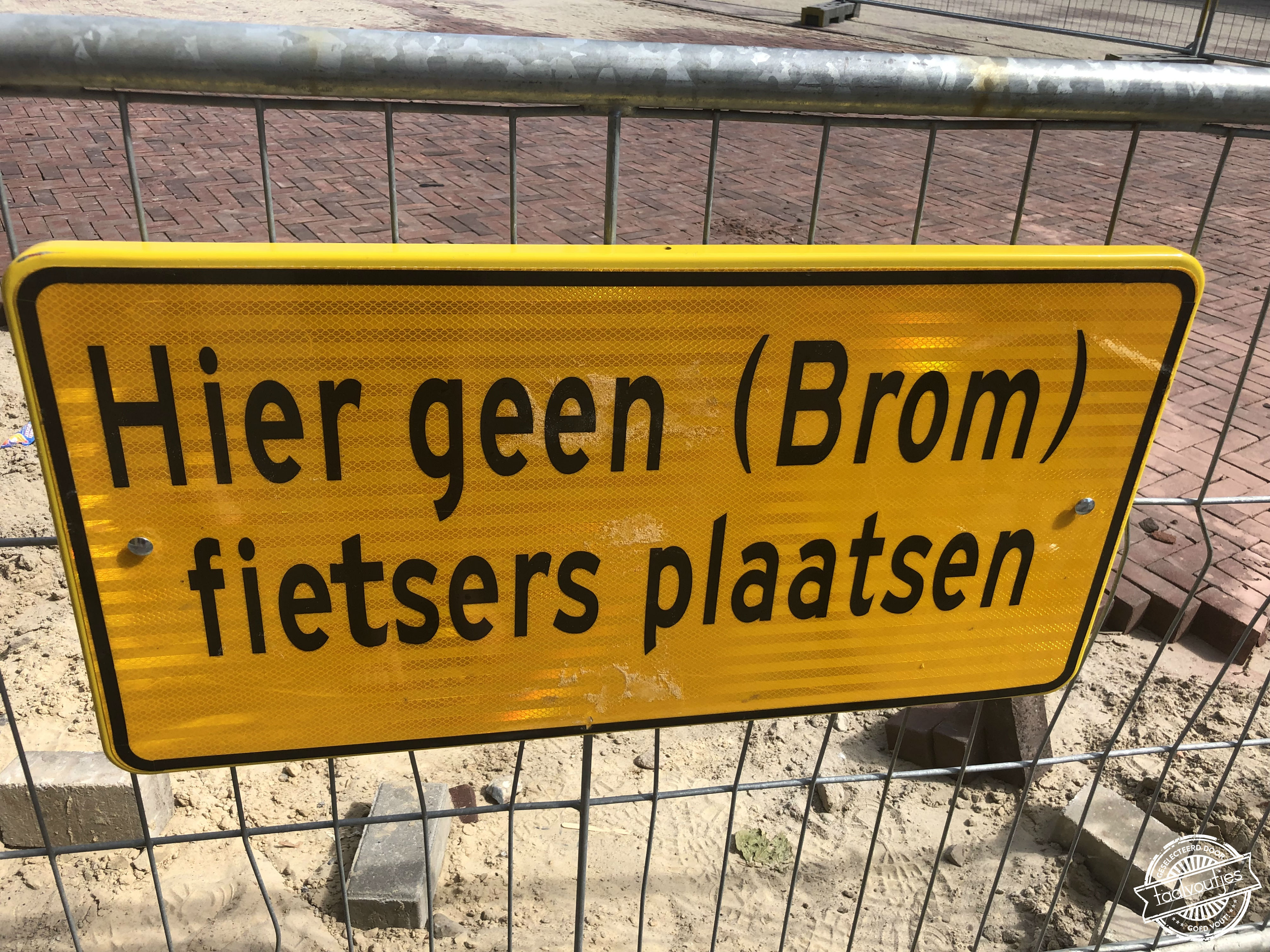 Mensen staan ook altijd zó in de weg!