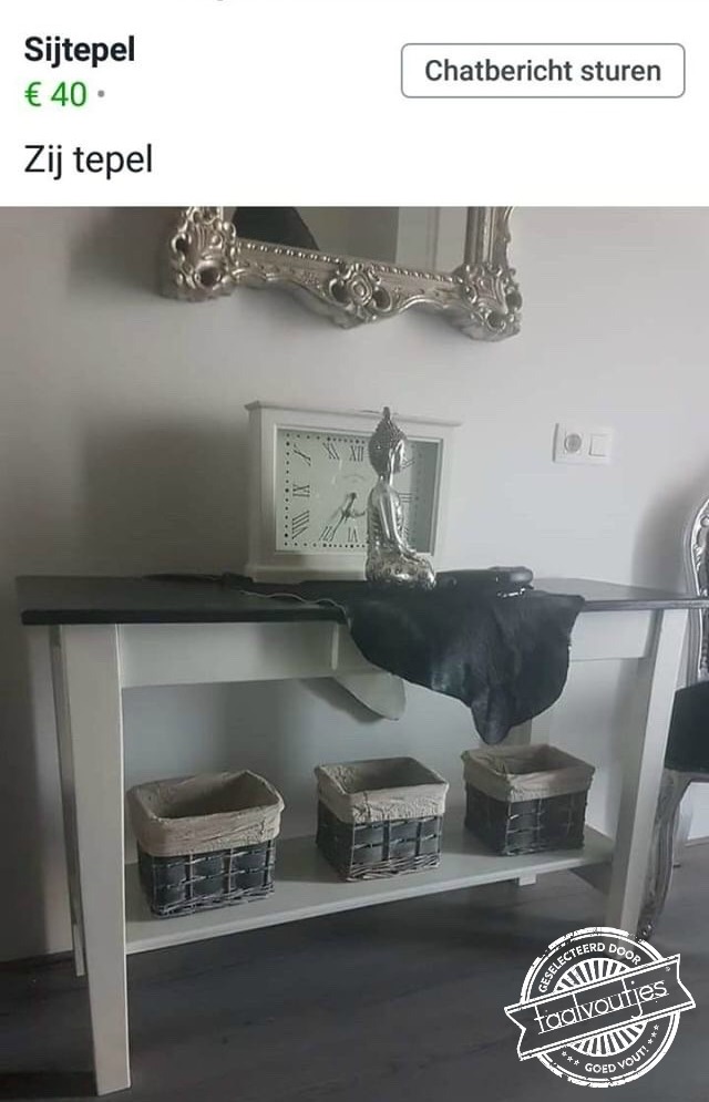 Lijkt me wat onpraktisch.