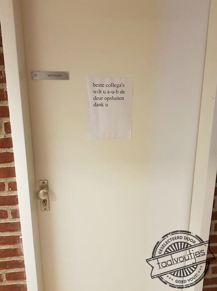 Achter slot en grendel.