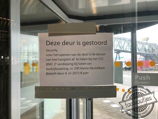 Compleet doorgedraaid.