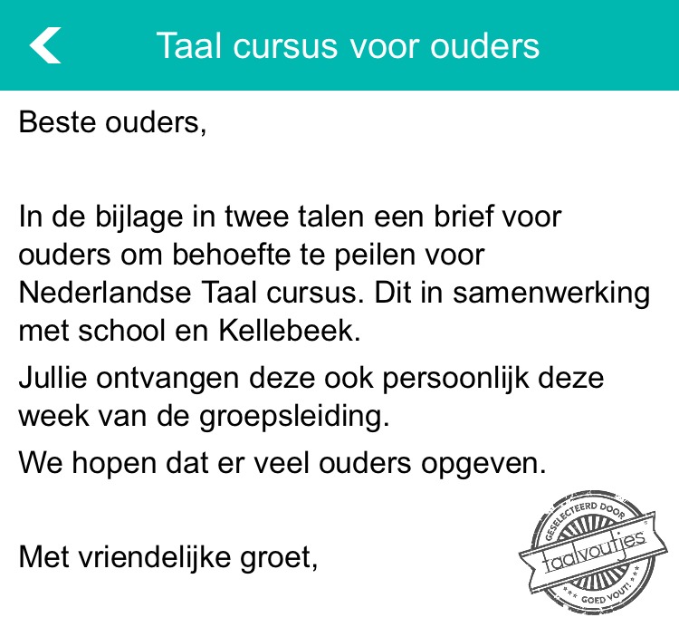 Want goed voorbeeld doet goed volgen?