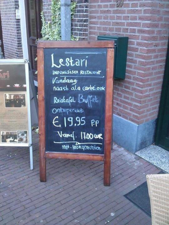 Hoeveel landen zou deze tafel hebben gezien?