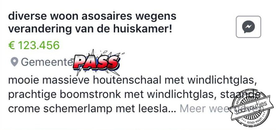 Vind de prijs ook wel een beetje aso ...