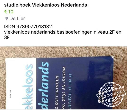 Zelf zeker nooit gebruikt?