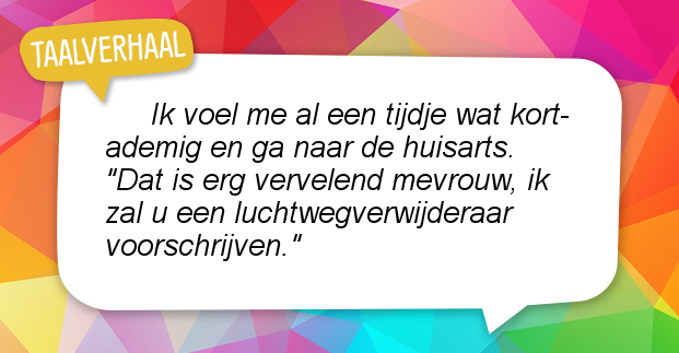 Dat is pech, lucht weg.