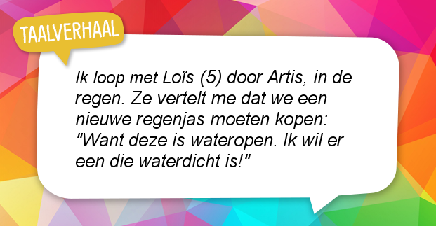 Niet alleen de pannetjes worden nat.