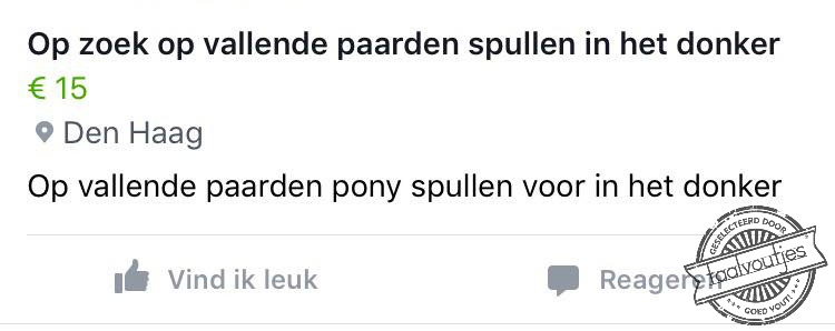 Die zien in het donker toch ook niets.