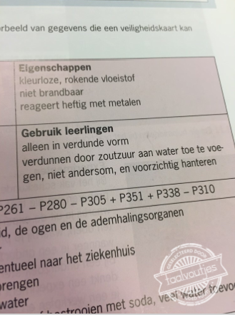 Weet de vertrouwenspersoon hiervan?