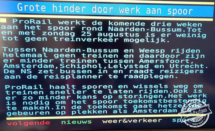 Ze nemen de benenwagen.