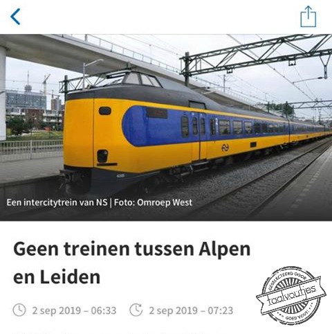 De sneeuwkettingen zijn kwijt?