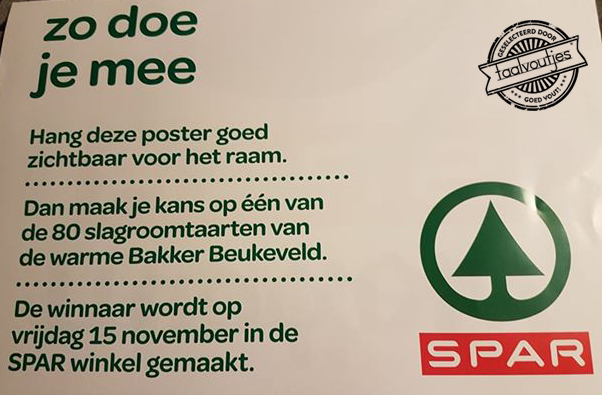Neemt de bakker zijn spuitzak mee?