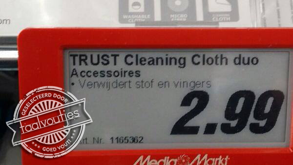 9. Dat is dan ook de laatste schoonmaakklus die je hoeft te doen