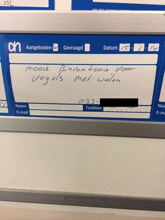 5. Die vliegen in ieder geval niet weg