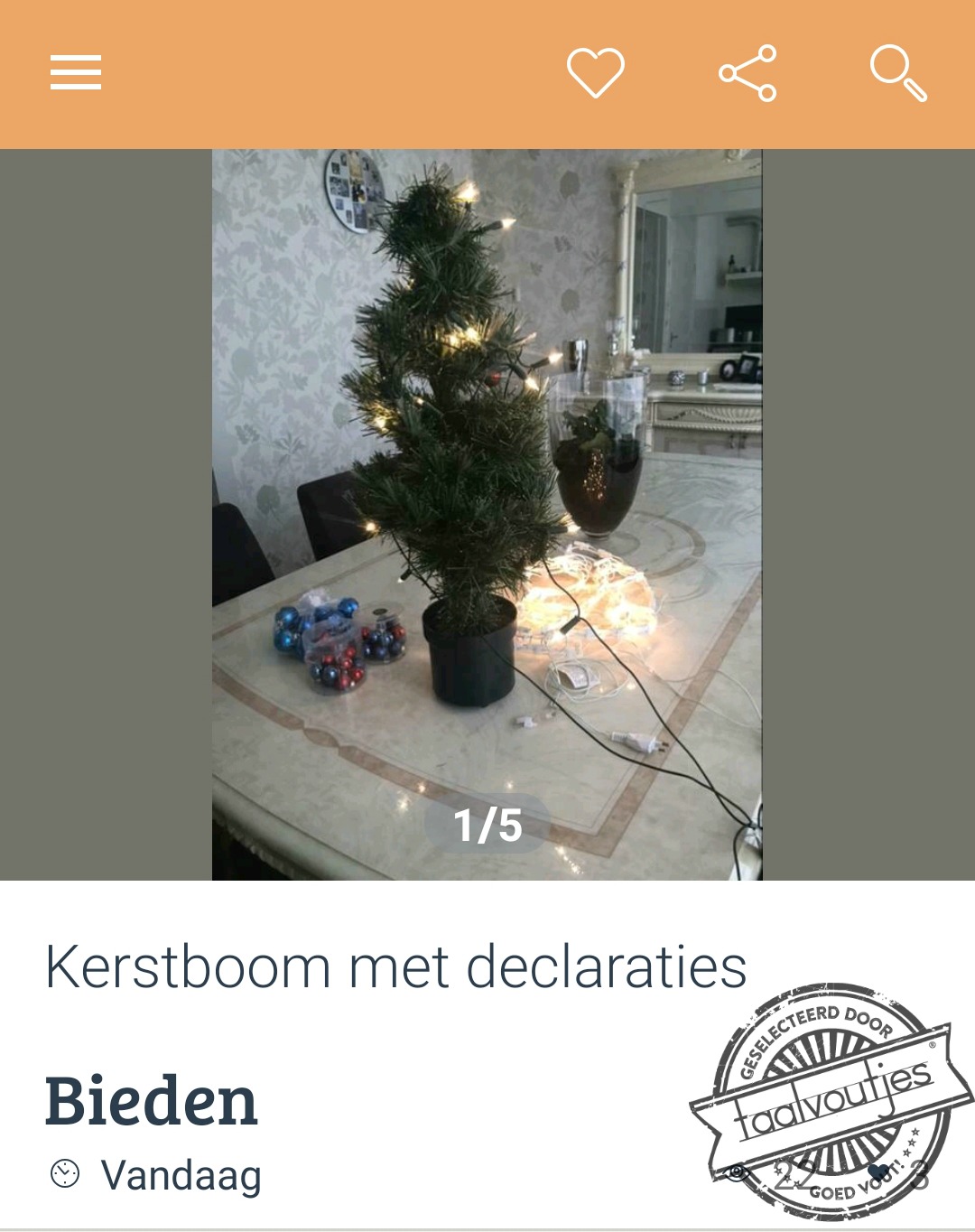 Voor een blauwe kerst.