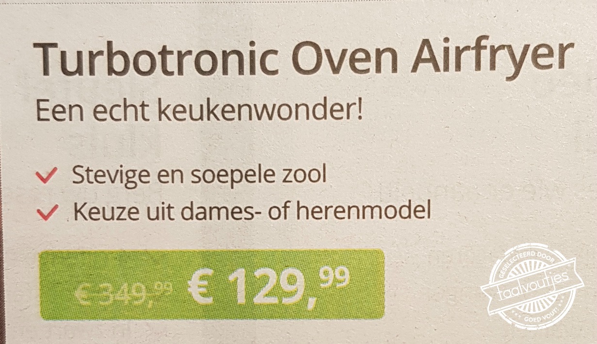 Het aanrecht is voor iedereen.