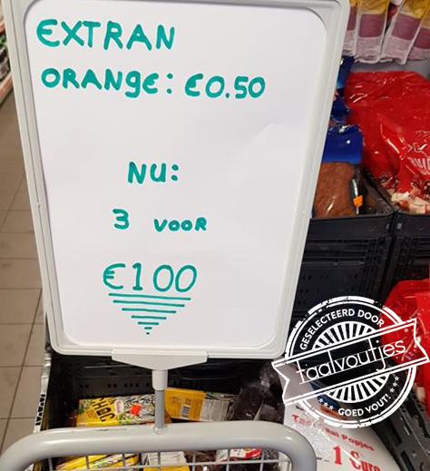 Doe er dan maar één.