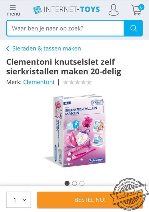 Voor als je vandaag zonder zit.