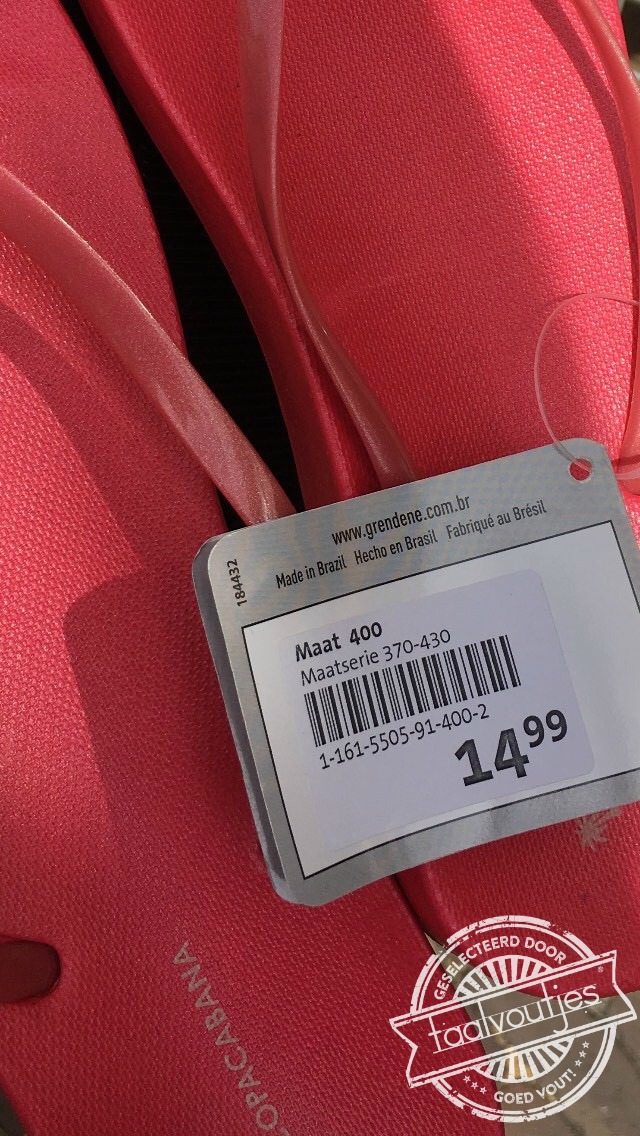 Voor wie op extra grote voet leeft.