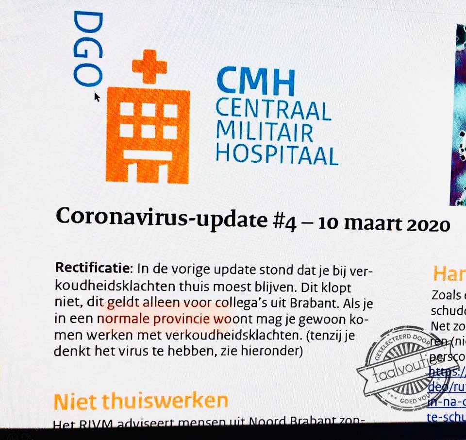En dan denk ik aan Brabant, want daar gaat het mis ...