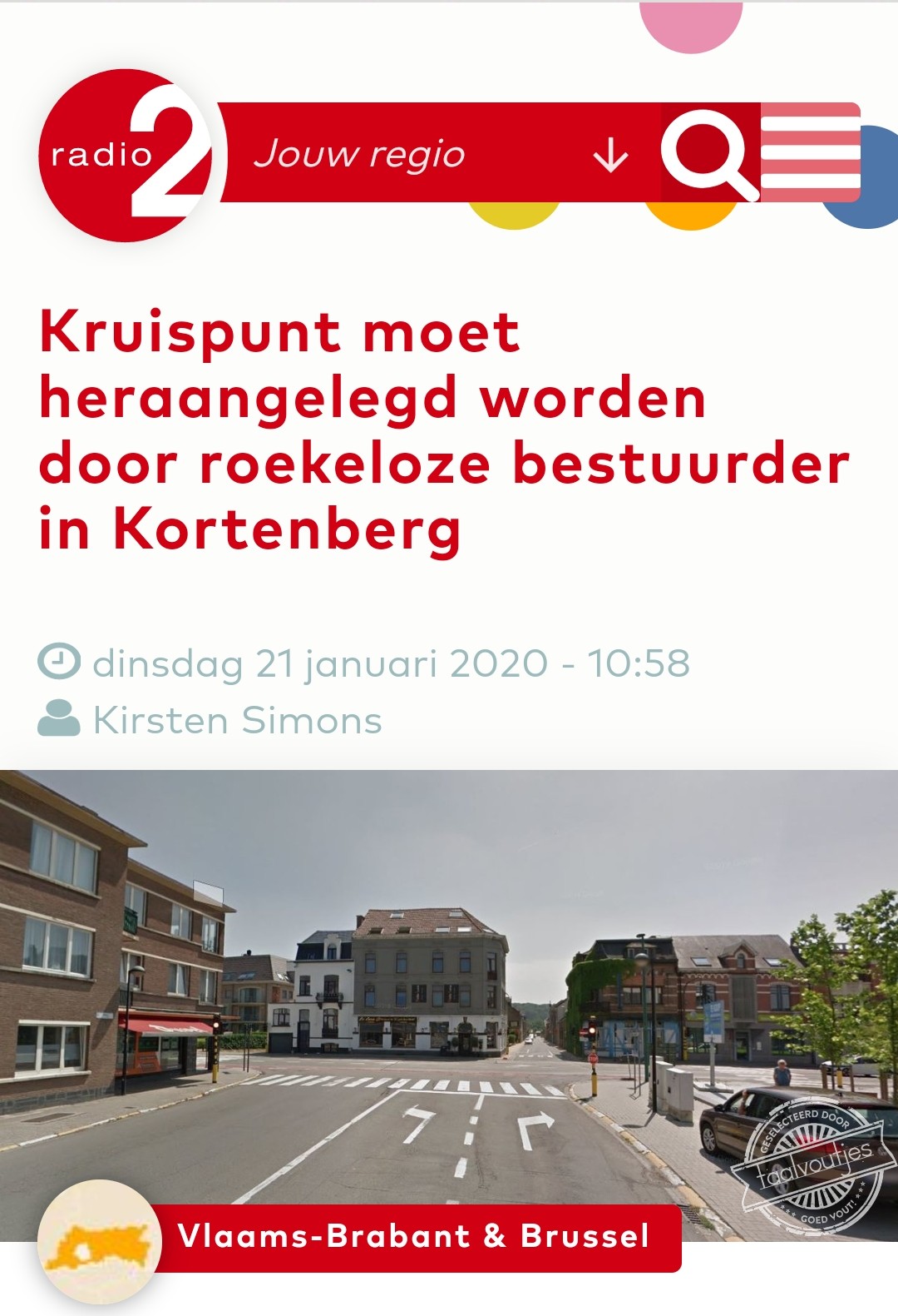 Interessante taakstraf.