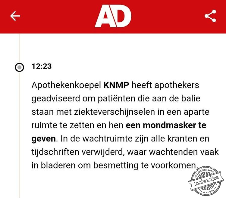 Was het maar zo simpel.