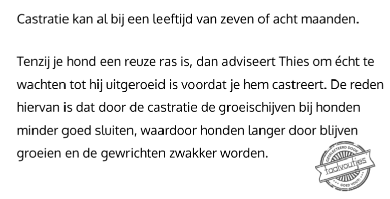Dan hoeft het ook niet meer.