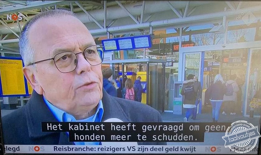 Die kunnen er ook niks aan doen.