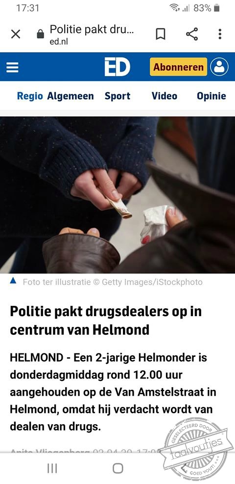 Dat krijg je van dat thuisonderwijs.