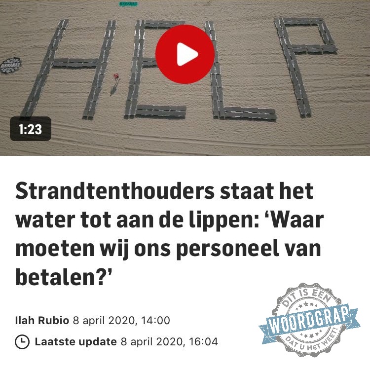 Wachten totdat het weer eb wordt?