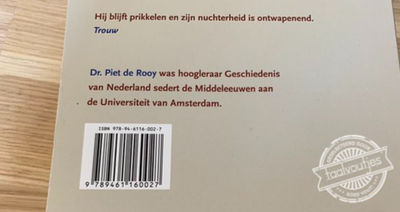 Een echte ervaringsdeskundige.