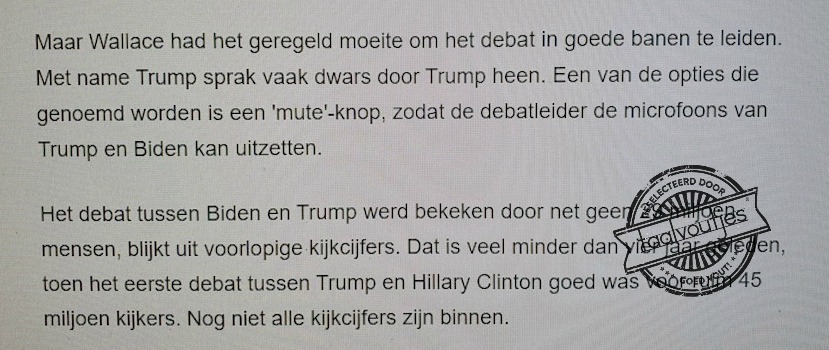 Zoals alleen hij dat kan.