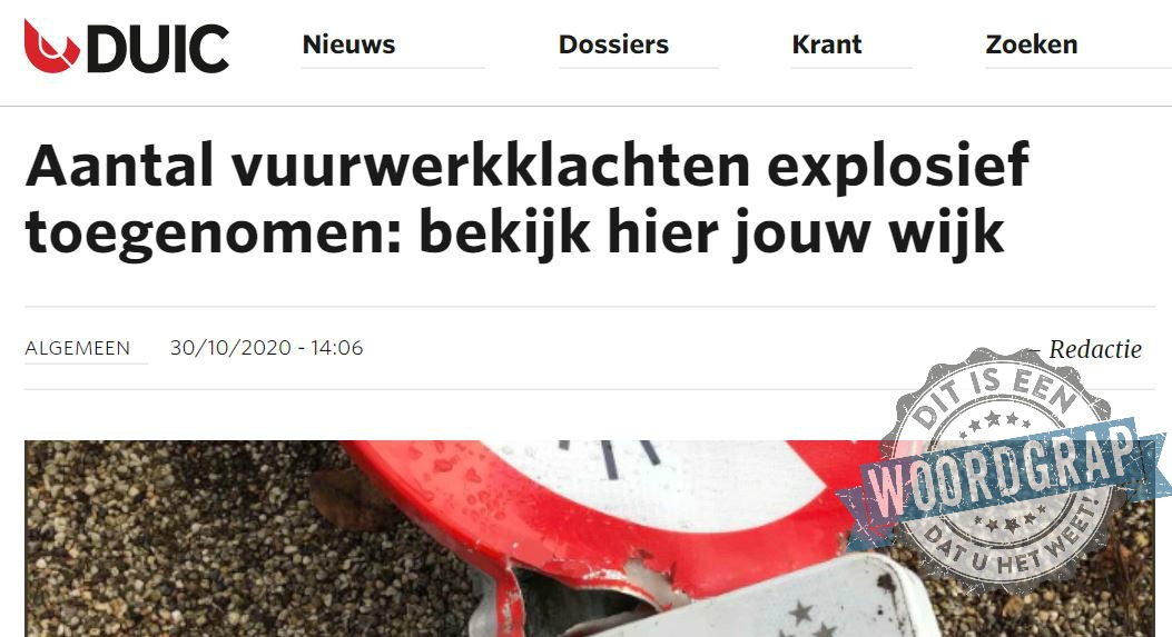 Pijlsnel uit de hand gelopen.