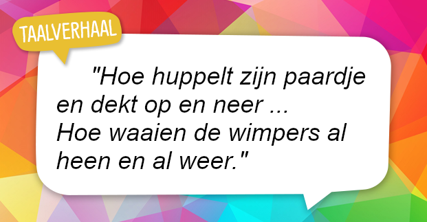 Wie zoet is krijgt lekkers, wie stout is de koe!