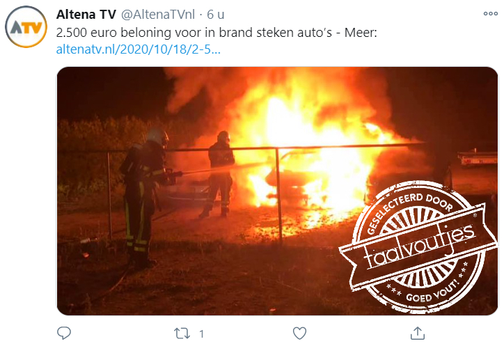 Vlammend het jaar in?